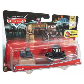 Disney Cars 2 Stanley si Lizzie Set Metalic Mattel - imagine 2