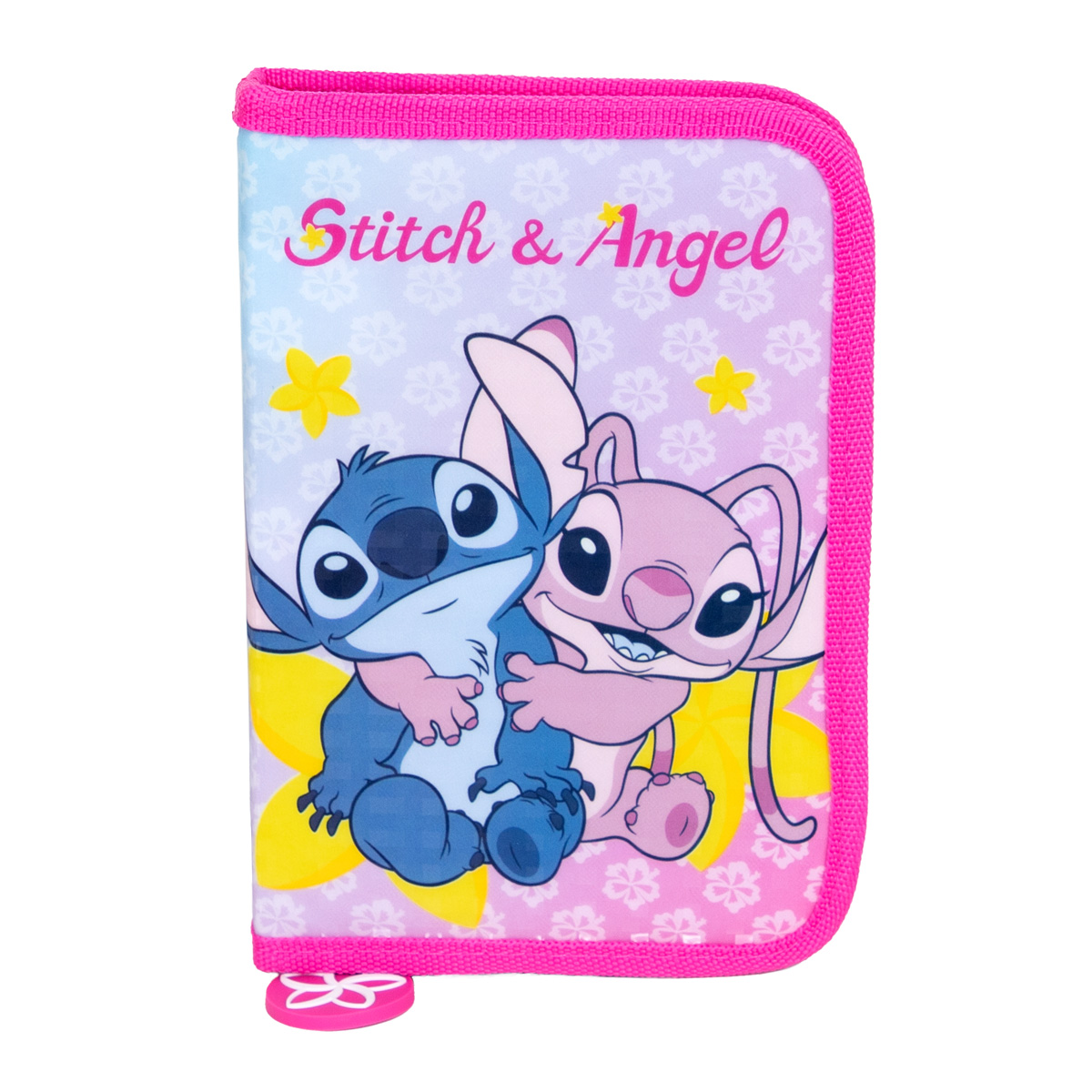 Penar Disney Stitch și Angel, Roz, cu 2 Extensii