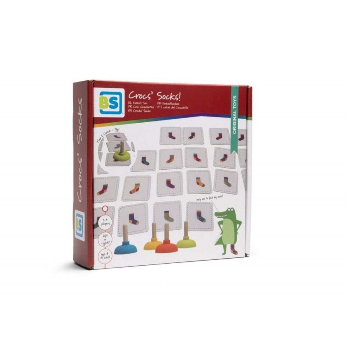 Joc de Atenție BS Toys Sosetele Crocodilului