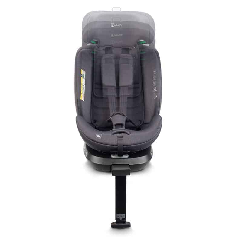 Scaun Auto Rotativ BabyGo MOVE360, Isofix, Gri - imagine 4