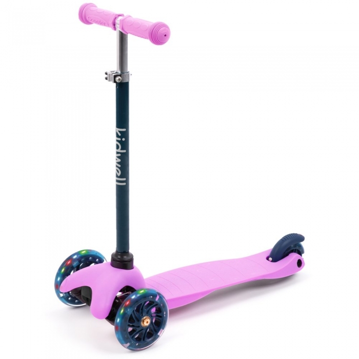 Trotineta Kidwell Uno Violet, LED, 3 ani+ - imagine 8