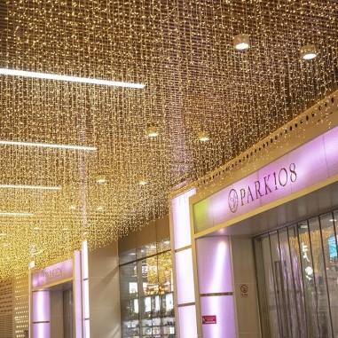 Perdea LED Craciun Gimi Gym, 380 LED-uri, 8m
