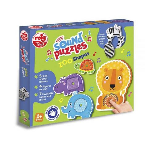 Puzzle Sunete Educativ Animale Zoo - Reig