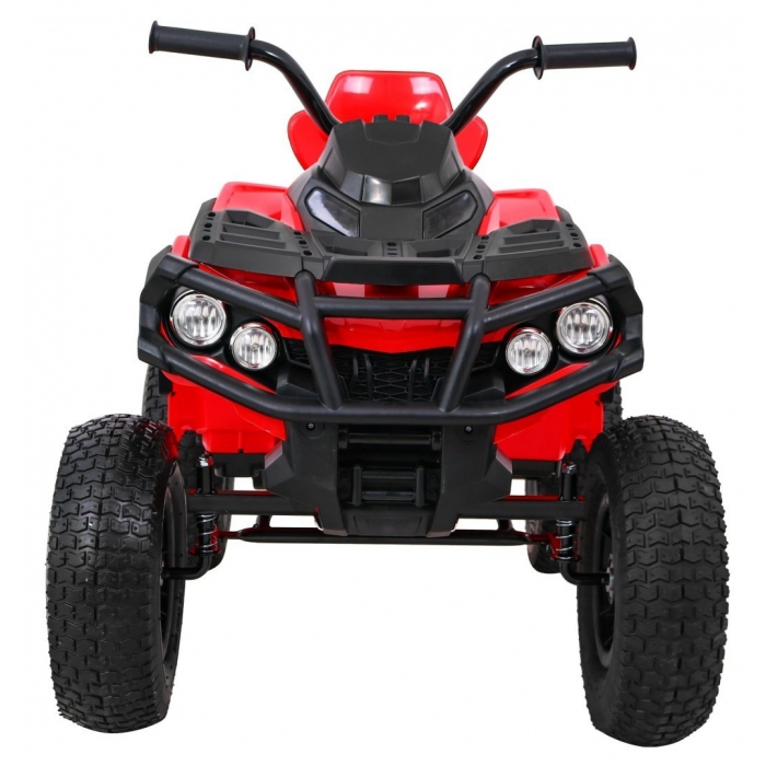 ATV Electric Ramiz Rosu, 90W, Cu Sunete si Suspensii - imagine 6