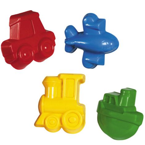 Set 4 Forme Nisip Vehicule Androni