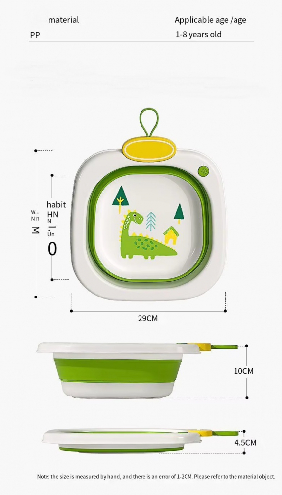 Vas pliabil Little Mom Green 3500ml - imagine 9