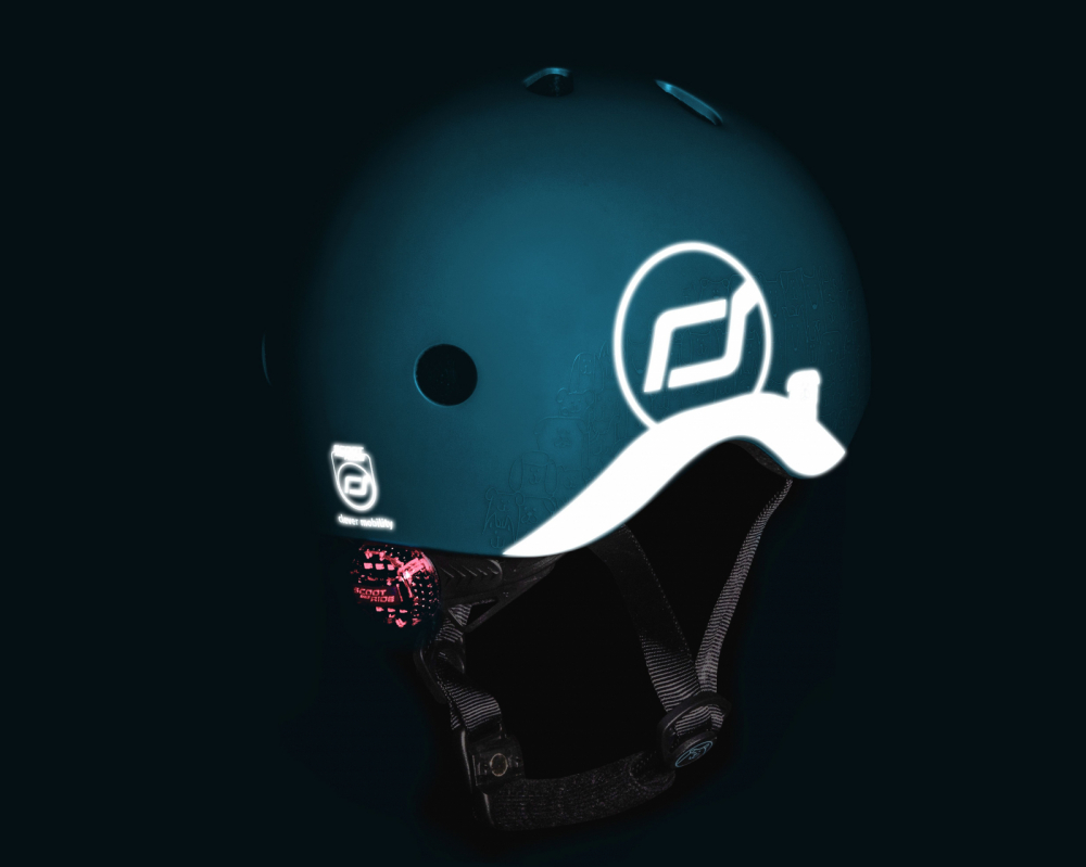 Casca Scoot Ride LED magnetică copii XXS-S - imagine 4