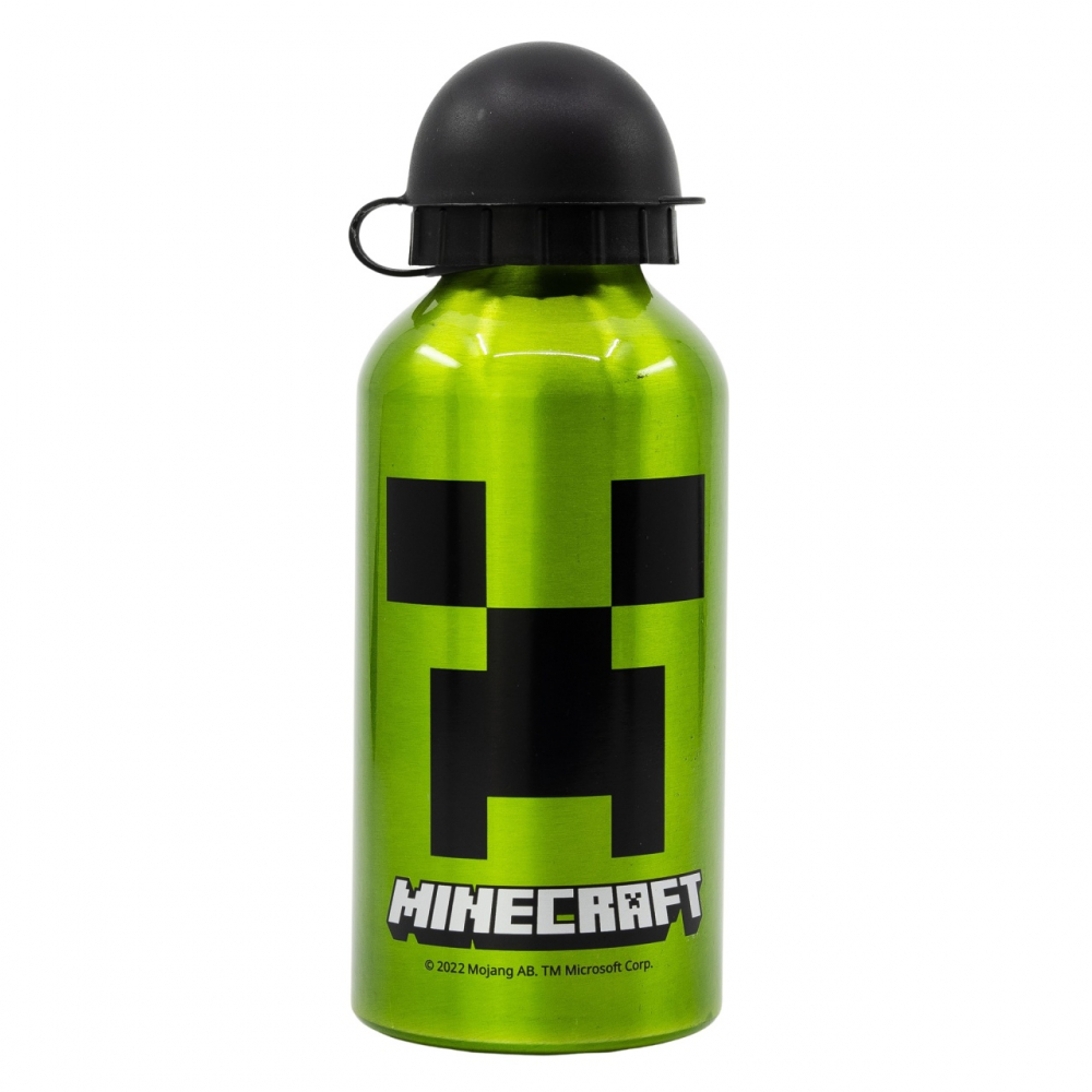 Sticlă Aluminiu Minecraft Creeper 400ml - Stor