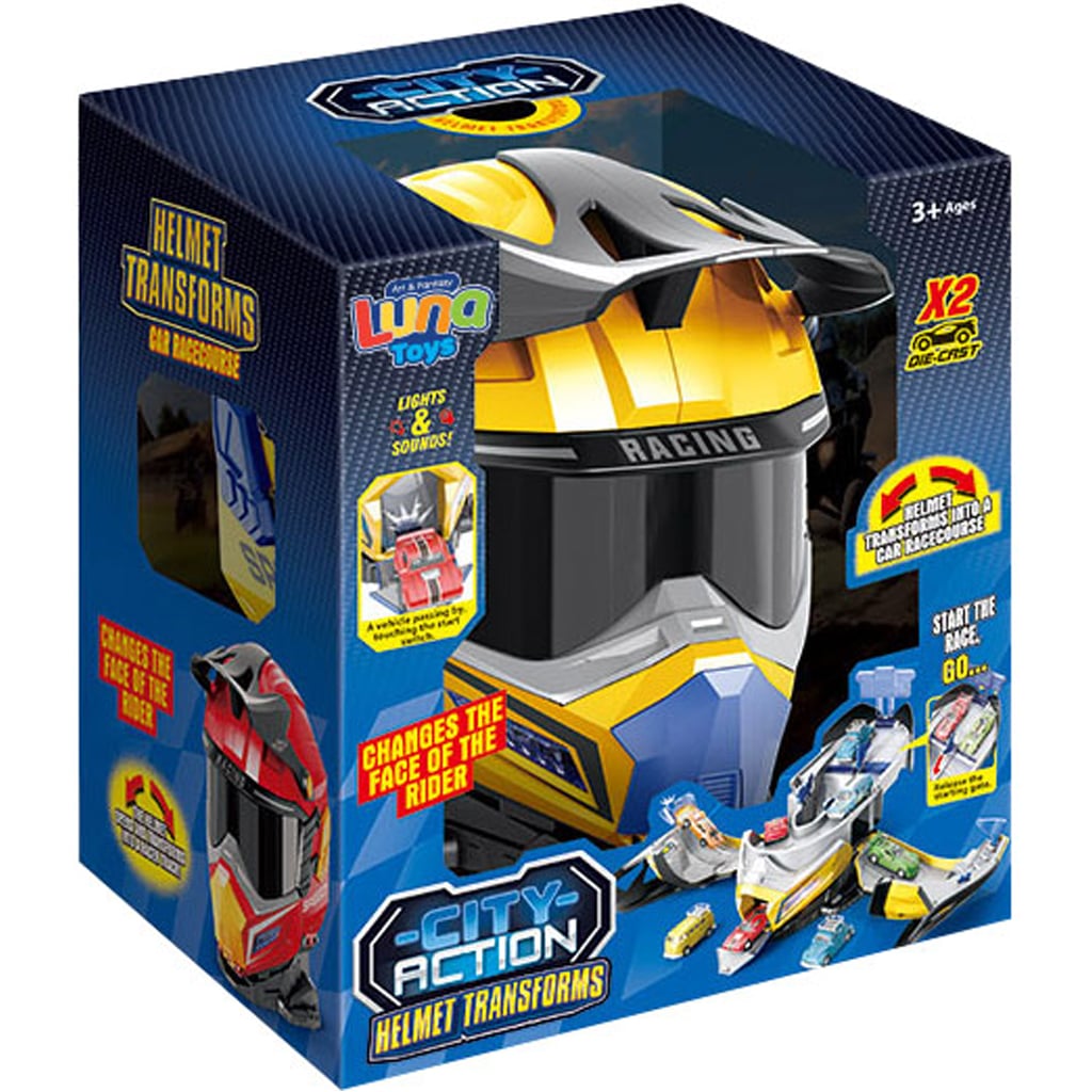 Cască transformabilă în pistă Luna Toys