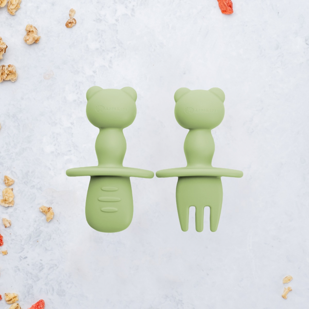 Set Tacâmuri Silicon AppeKids The Little Bear