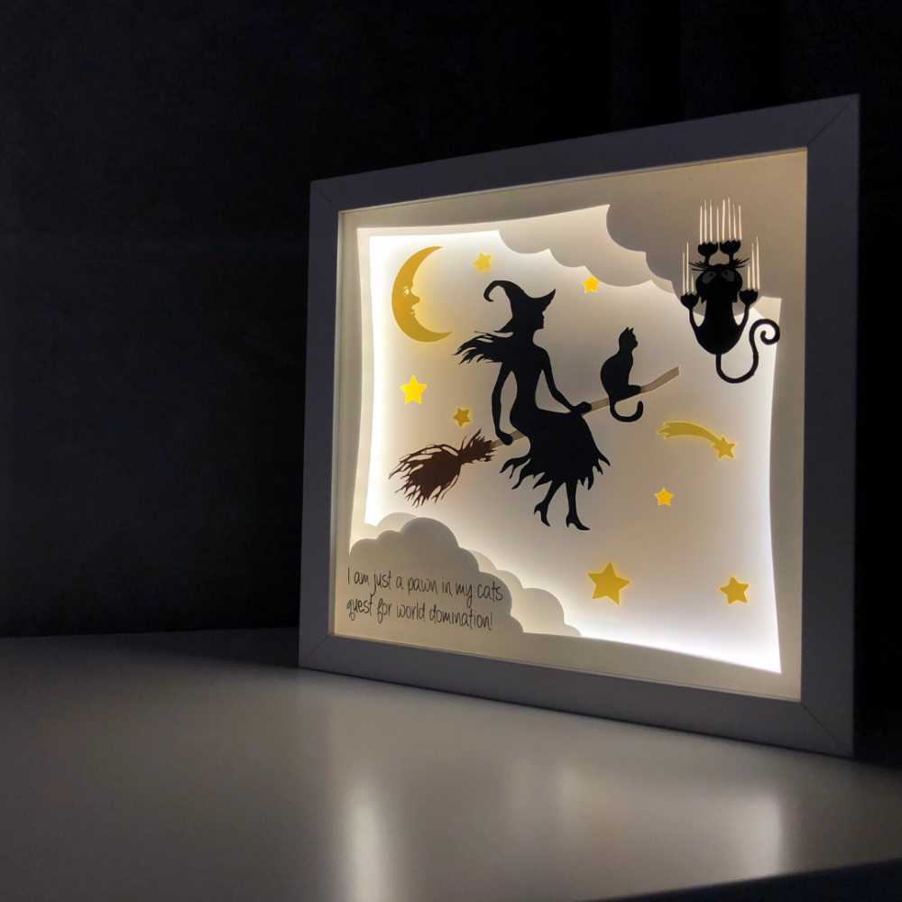 Tablou Luminos Pisica Noorhandmadeatelier