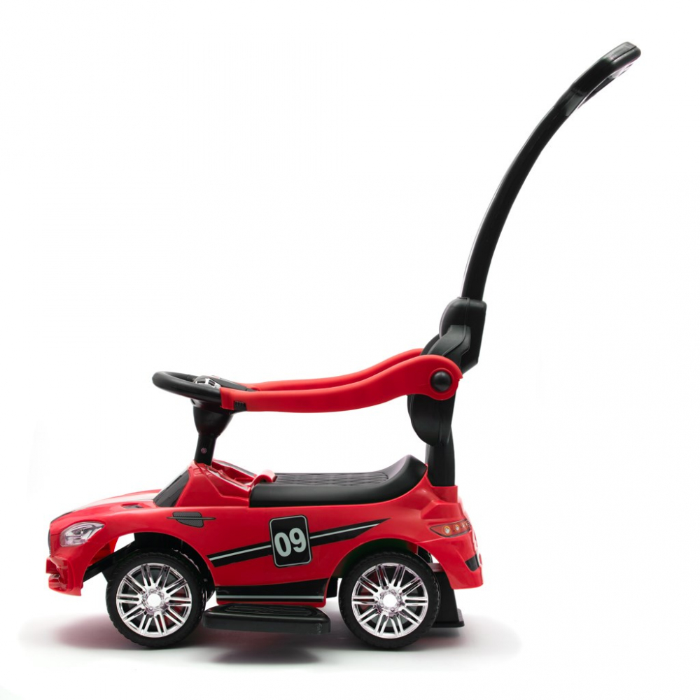 Masinuta Baby Mix cu Maner Parental, Racer Red - imagine 8