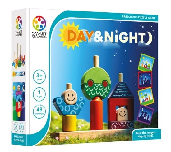 Smart Games Day & Night - Joc Logică 2+ Ani