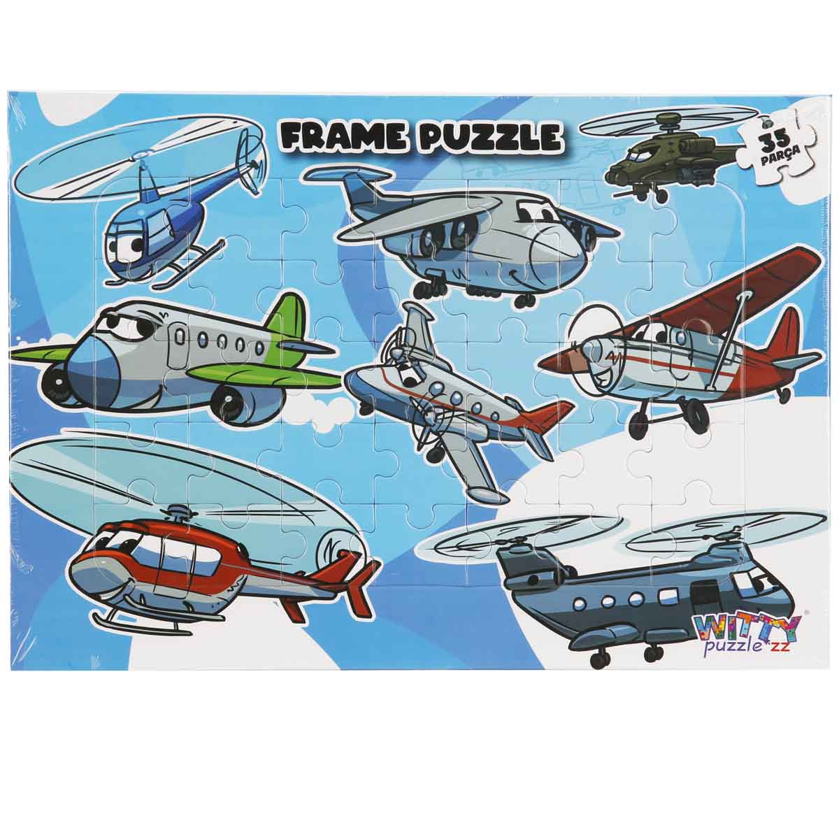 Puzzle Witty Puzzlezz Vehicule Aeriene, 35 piese