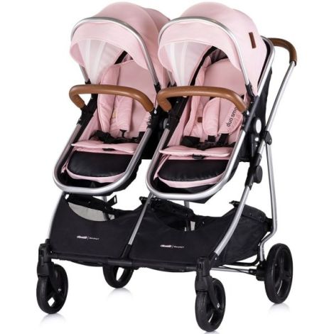 Carucior Gemeni Chipolino Duo Smart 3 in 1 Pink - imagine 4