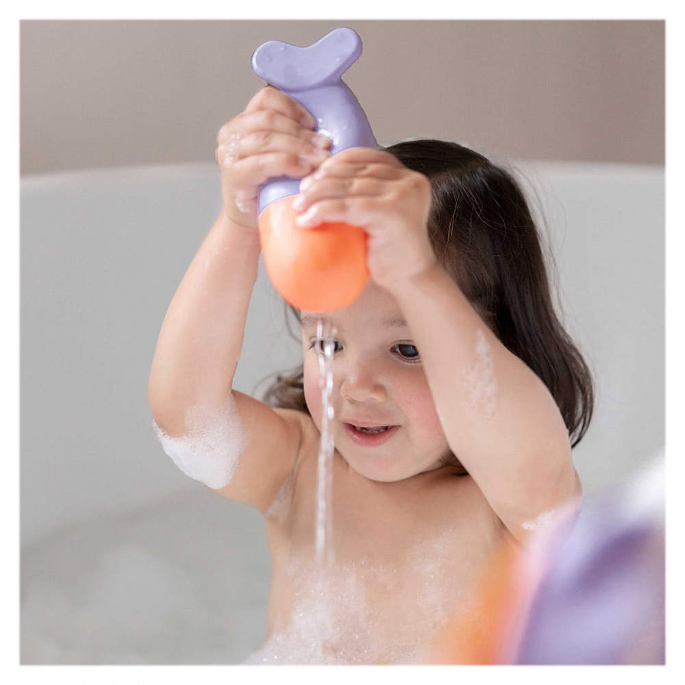 Balena Squeezi Quut - Jucarie Baie Silicon - imagine 3
