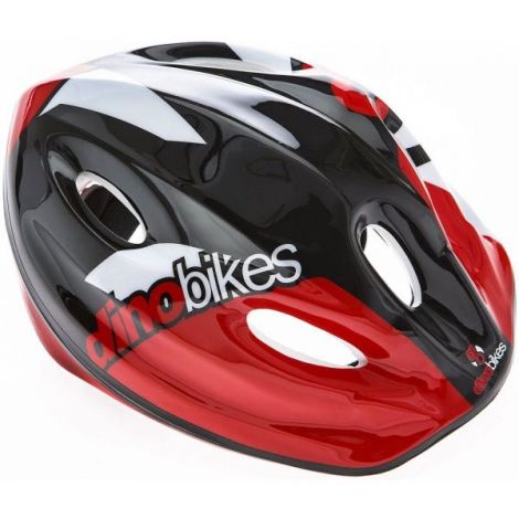 Dino Bikes Casca Copii Negru/Rosu - Protecție