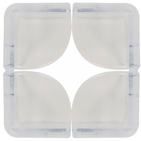 Set 4 protecții colțiuri SeviBebe - Transparente - imagine 2