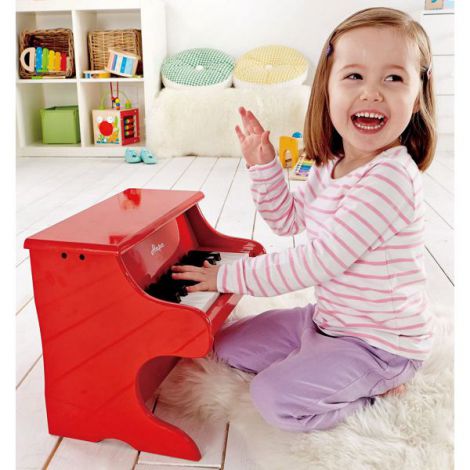 Pian Hape pentru copii 18 clape lemn - imagine 4