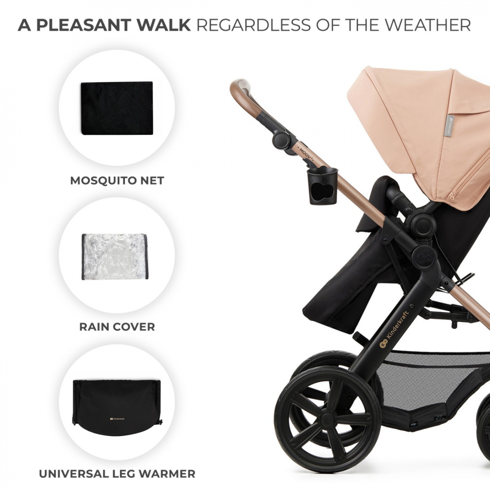 Carucior 3in1 Kinderkraft Moov 2 Premium - imagine 9