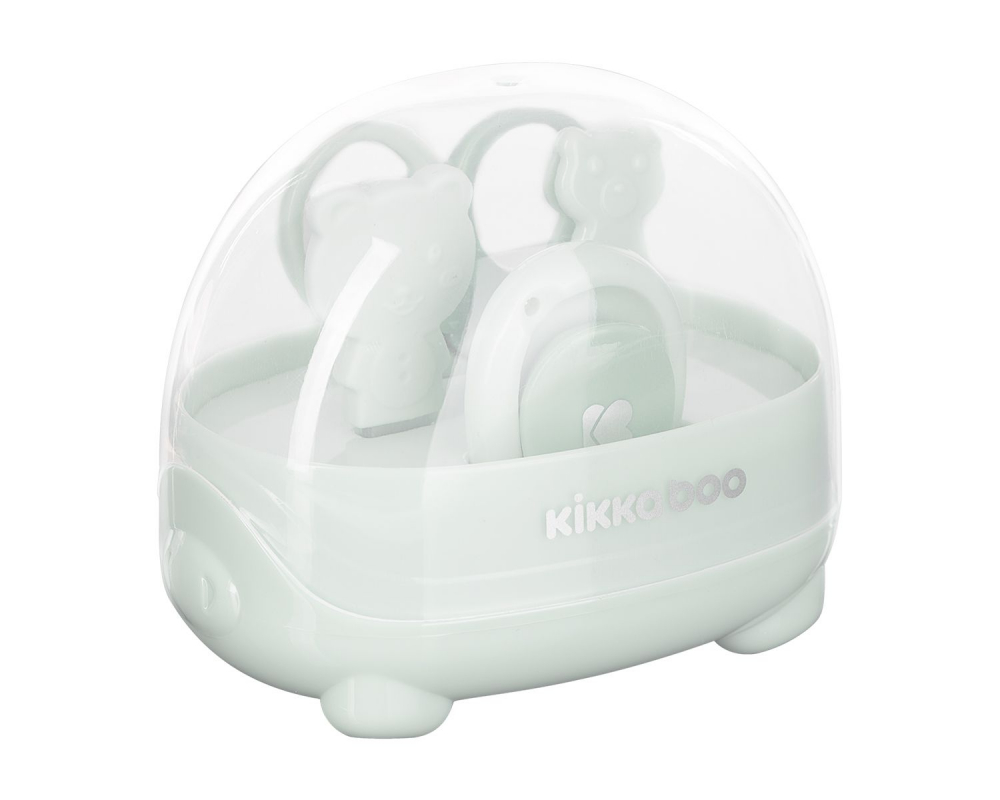 Set Manichiură 4 piese KikkaBoo Bear Mint