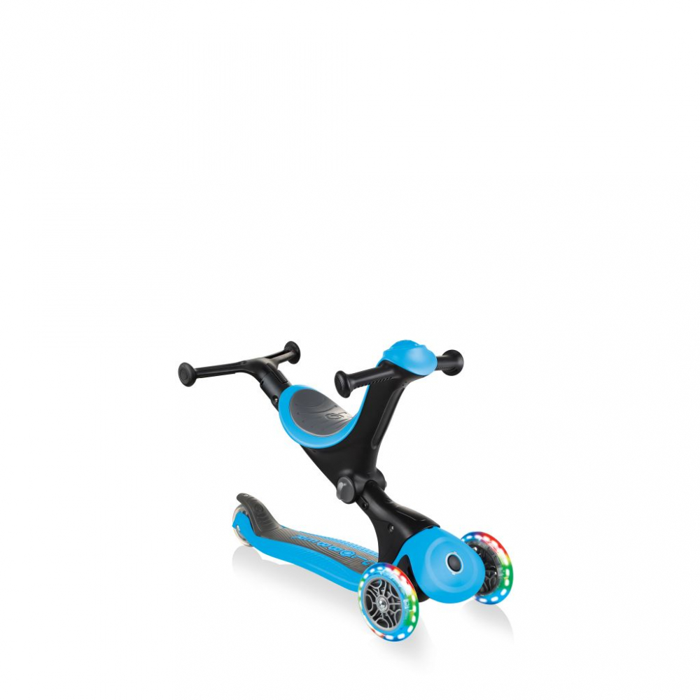 Globber Go-Up 4 in 1 Deluxe Lights Albastra - imagine 9