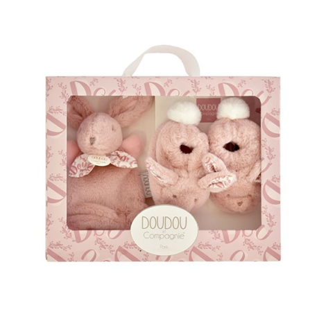 Set Iepuras Doudou et Compagnie Roz - 179.9 lei