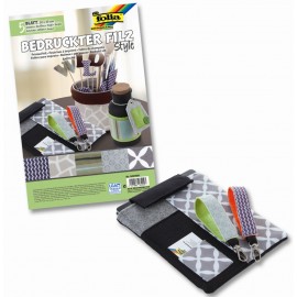 Set 5 coli fetru imprimat Style | Folia Paper