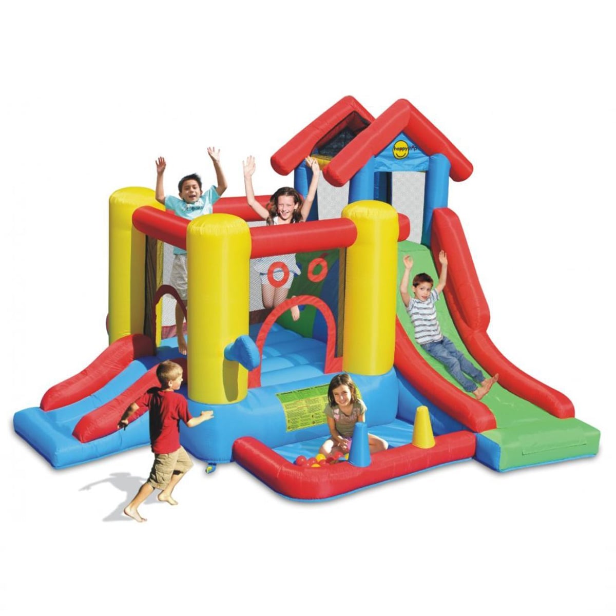 Happy Hop Play Center 7 in 1, Salon Gonflabil Exterior