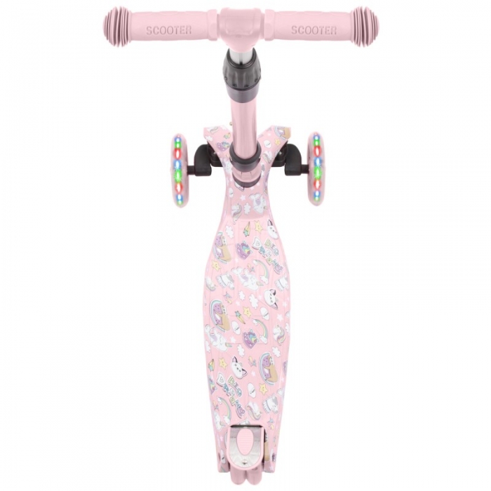 Trotineta Kidwell Vento Unicorn Pliabilă 3Ani+ - imagine 2