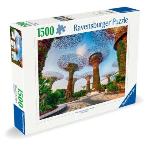 Puzzle Ravensburger Gardens by Bay Singapore 1500 piese - imagine 2