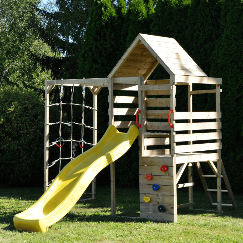 Turn Joaca Wendi Toys cu Tobogan si Panou Catarare - imagine 3
