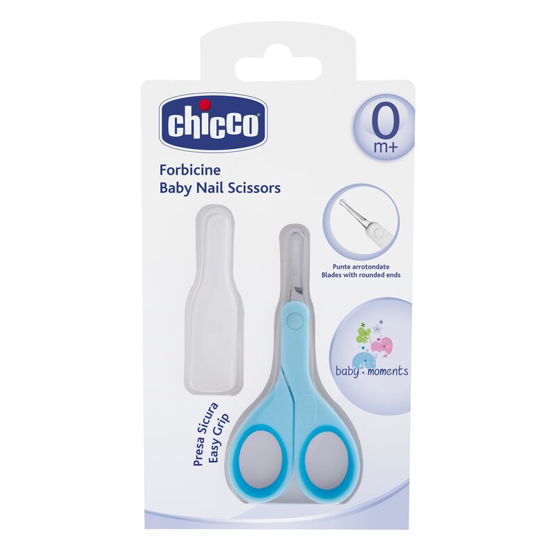 Forfecita Chicco Bebelusi cu Protectie Albastru