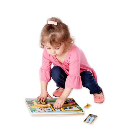 Puzzle Sonor La plimbare Melissa & Doug - imagine 4