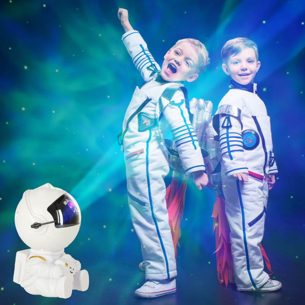 Proiector Astronaut Star Ikonka, Cap Rotativ 360° - imagine 6