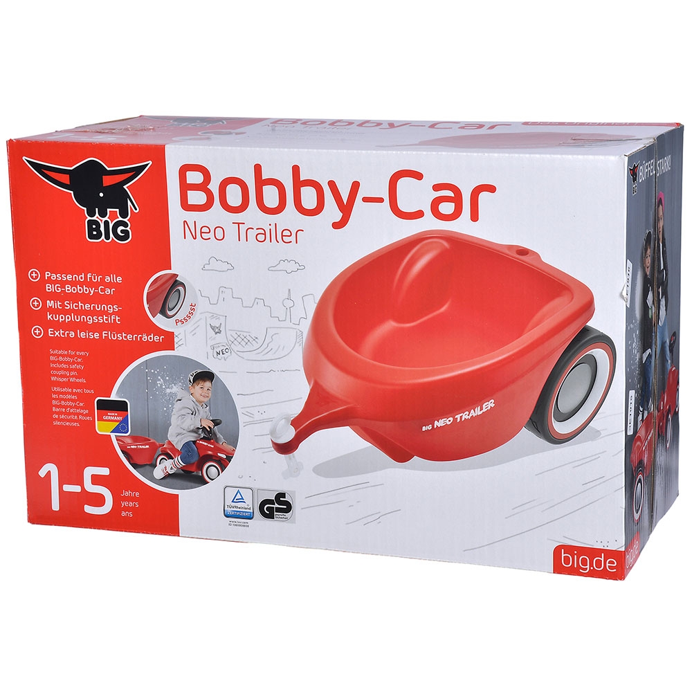 Remorca Big Bobby Car Neo Red - Accesoriu Esențial - imagine 4