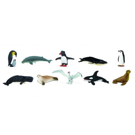Safari Ltd Tub Antarctica 10 Figurine Educative - imagine 4