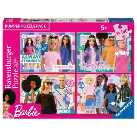 Puzzle Barbie 4x100 piese Ravensburger - imagine 5