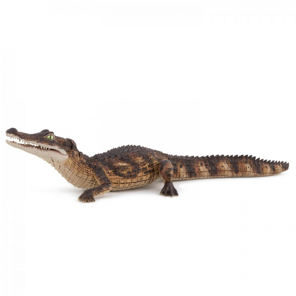 Figurina Caiman Papo - Pictată manual, realistă