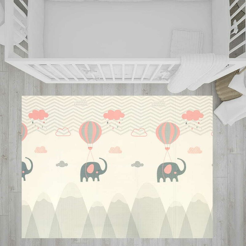 Covoras Bocioland Grey Elephant - Siguranta si Confort - imagine 3