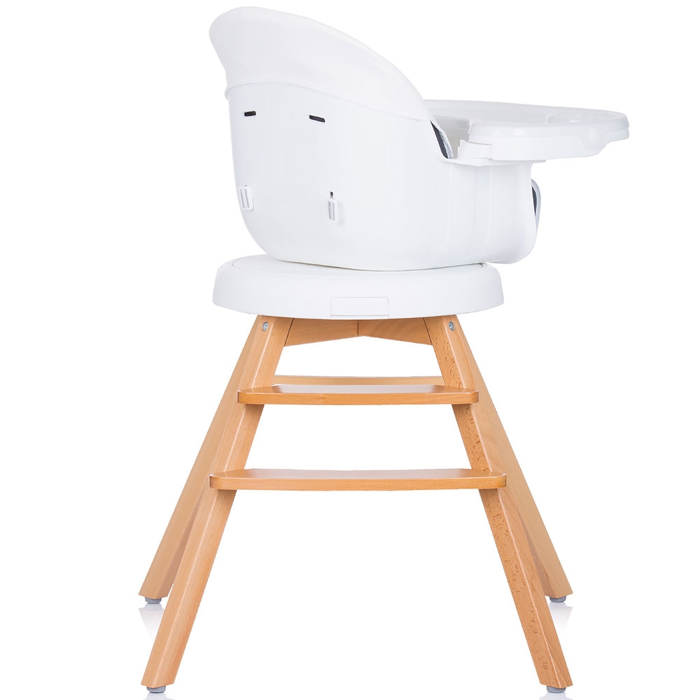 Scaun Masa Chipolino Rotto 3in1 Ivory, Sezut Rotativ - imagine 6