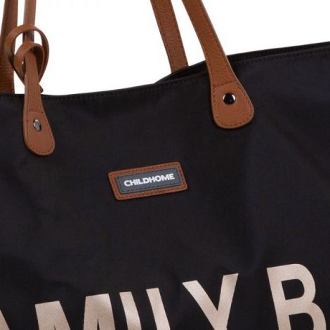 Childhome Family Bag Negru | Geanta Spatioasa Practica - imagine 4