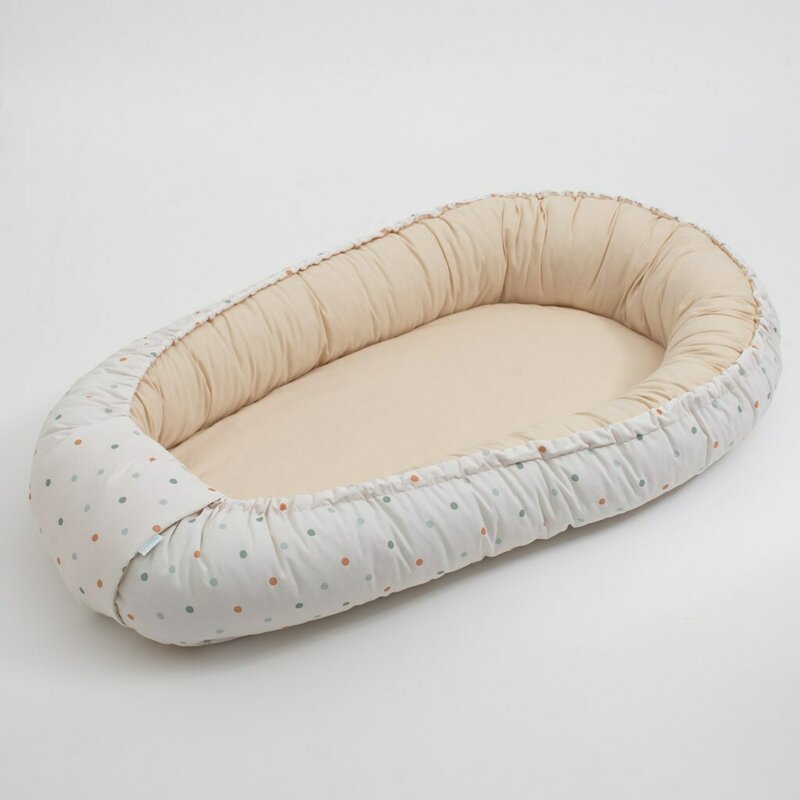 Cosulet Bebelus New Baby Baby Nest La Natura, 88x50 cm - imagine 5