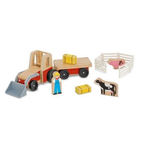 Excavator Lemn Melissa & Doug Jucarie Educativa