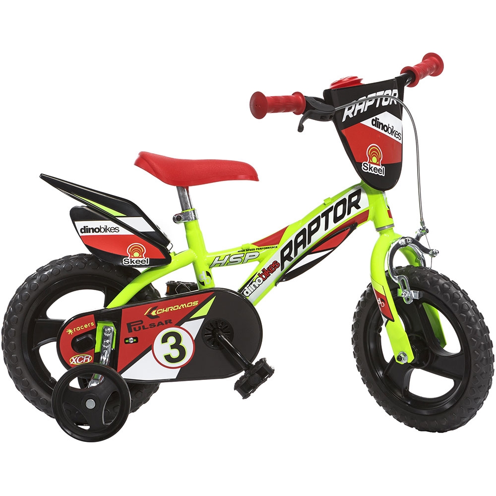 Bicicleta Dino Bikes Raptor 12" Galbenă - imagine 2