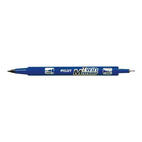 Marker Pilot Twin Begreen 0.4mm Albastru