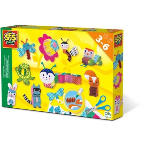 Set creativ Tehnici cu hartie Ses Creative | 11 figurine