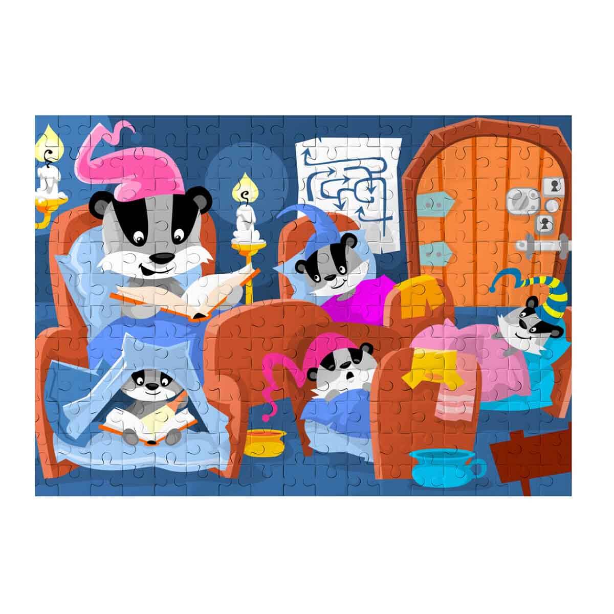 Puzzle 100 Piese Witty Puzzlezz - Ora de Culcare
