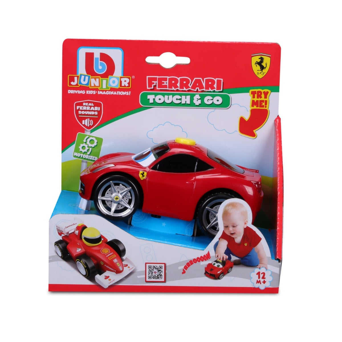 Masinuta Ferrari 458 Bburago Junior cu Sunet