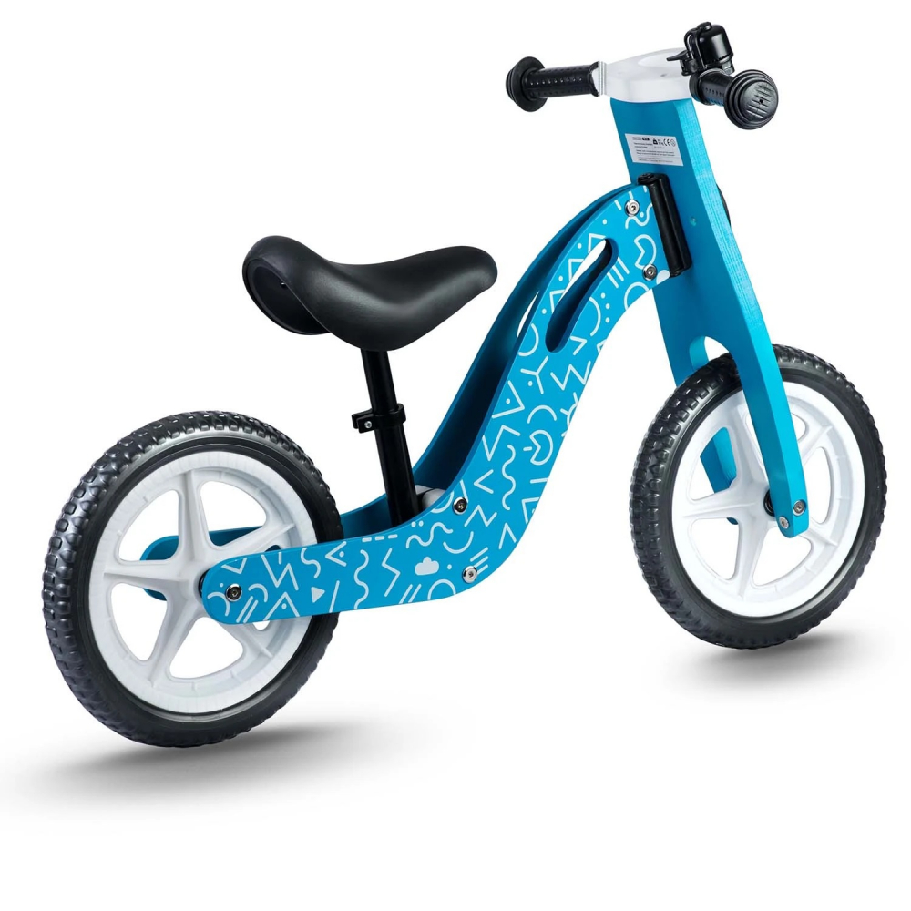 Bicicleta Ricokids Albastru 12 inch Fara Pedale - imagine 10